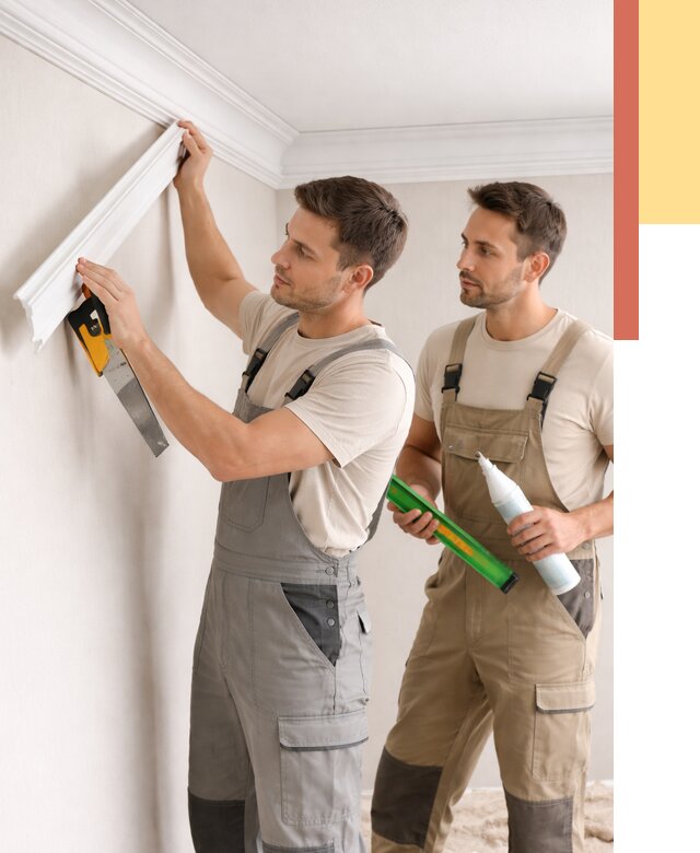 Монтаж потолочного плинтуса в Петропавловске-Камчатском от 2383 руб. — быстро и недорого | ОТДЕЛОЧНИК-Птк