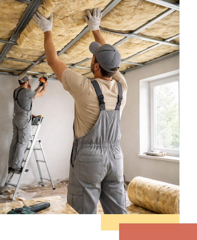 Утепление потолка под ключ в Петропавловске-Камчатском качественно и быстро