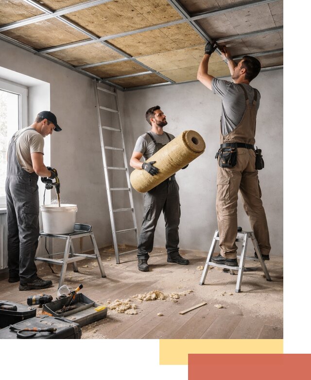 Шумоизоляция потолка в Петропавловске-Камчатском: профессиональный монтаж и отделка